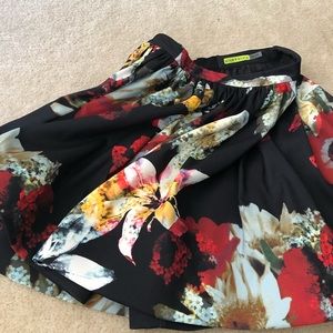 Alice + Olivia full floral skirt